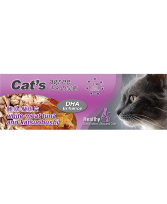 Cat's Agree White Meat Tuna & Katsuobushi Canned Cat Food 80g - Kohepets