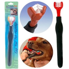 Triple Pet Toothbrush - Kohepets