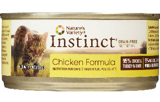 Nature's Variety Instinct Grain-Free Chicken Canned Cat Food 156g - Kohepets