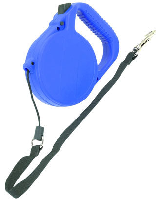 No Frill Cord Retractable Lead Blue 24ft - Kohepets