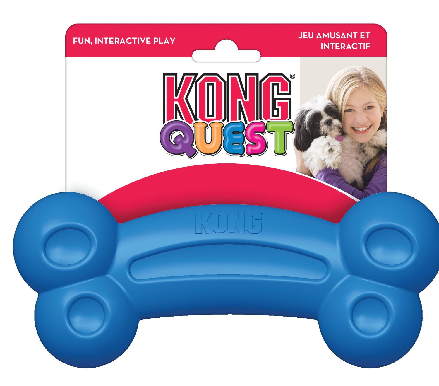 Kong Quest Bone Treat Dispensing Dog Toy Small - Kohepets