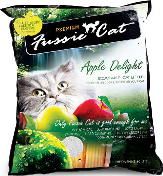 Fussie Cat Apple Delight Scoopable Cat Litter 10L - Kohepets