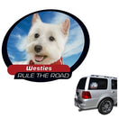 Pet Tatz Westie Car Window Sticker
