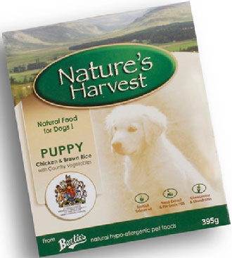 Nature's Harvest Puppy Chicken With Brown Rice Dog Tray Food 295g - Kohepets