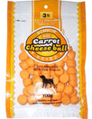Bow Wow Carrot Cheese Ball Dog Treat 100g