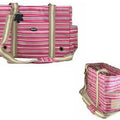 Petcare Pet Carry Bag Pink Stripes - Kohepets