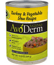Avoderm Natural Turkey And Vegetable Stew Canned Dog Food 354g