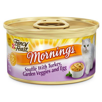 Fancy Feast Mornings Souffle Turkey, Veggies & Egg Canned Cat Food 85g - Kohepets