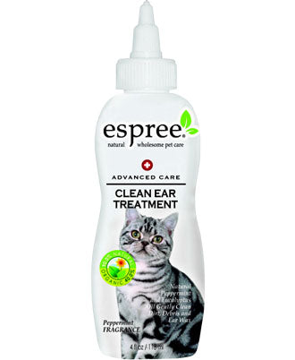 Espree Clean Ear Care Treatment For Cats 4oz - Kohepets