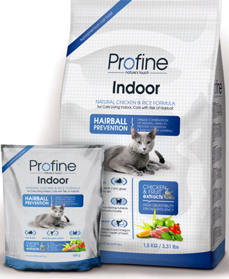 Profine Indoor Dry Cat Food 3kg - Kohepets