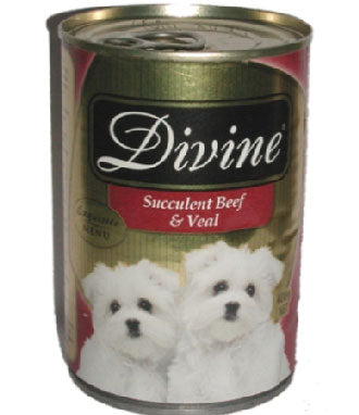 Divine Classic Gold Selection Succulent Beef & Veal Canned Dog Food 680g - Kohepets