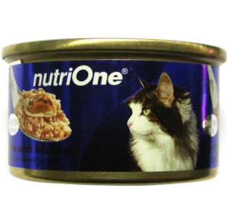 Nutri One Tuna With Mussel Canned Cat Food 85g - Kohepets