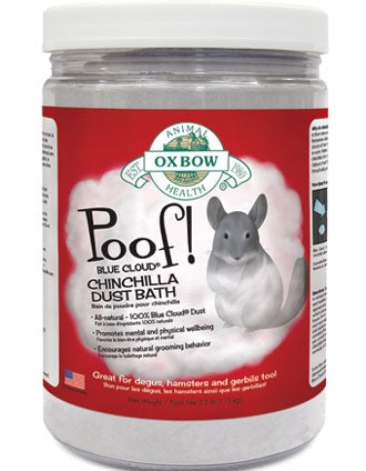 Oxbow Poof Chinchilla Dust Bath 1.1kg - Kohepets