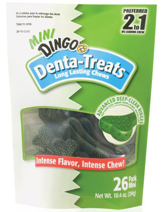 Dingo Denta Treats Long Lasting Chews Minis 26ct - Kohepets