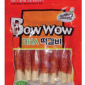 Bow Wow Pork Roll Meat Stick Dog Treat 6ct - Kohepets