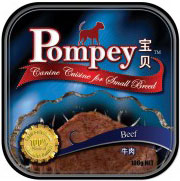 Pompey Beef Tray Dog Food 100g - Kohepets