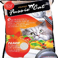 Fussie Cat Peach Scoopable Cat Litter 10L - Kohepets