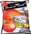 Fussie Cat Peach Scoopable Cat Litter 10L