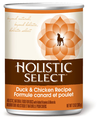 Holistic Select Duck & Chicken Canned Dog Food 368g - Kohepets