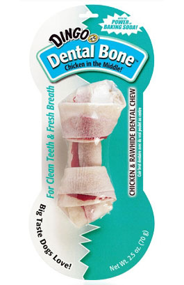 Dingo Dental Rawhide Bone Medium 2.5oz - Kohepets