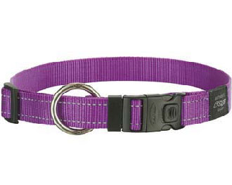 Rogz Utility Purple Dog Collar - Xl - Kohepets