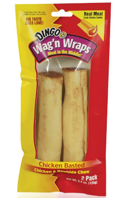 Dingo Wag'N Wraps Chicken Basted 2ct - Kohepets
