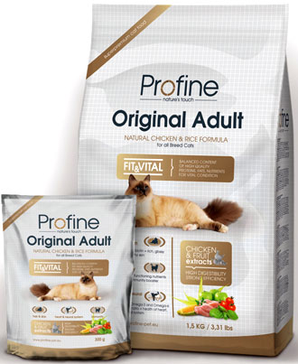 Profine Original Chicken & Rice Adult Dry Cat Food - Kohepets