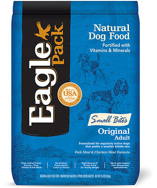 Eagle Pack Small Bites Original Pork Meal & Chicken Meal Adult Dry Dog Food - Kohepets