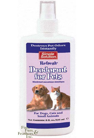 Simple Solution Refresh Deodorant For Pets 8oz - Kohepets