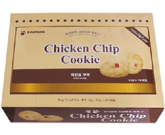 Bow Wow Chicken Chip Cookie Dog Biscuits 20ct - Kohepets