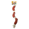 Vitakraft 3 Small Sausages On The Rope Dog Toy - Kohepets