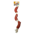 Vitakraft 3 Small Sausages On The Rope Dog Toy
