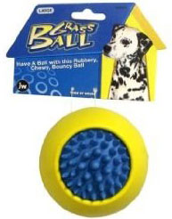 JW Pet Grass Ball Rubber Dog Toy Large - Kohepets