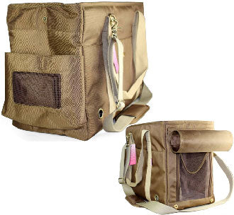 Petcare Pet Carry Bag Brown - Kohepets