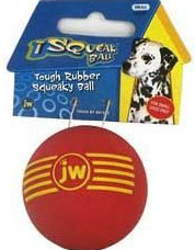 JW Pet Isqueak Ball Rubber Dog Toy Small - Kohepets