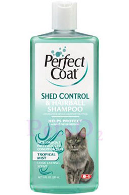 Perfect Coat Shed Control & Hairball Shampoo For Cats 295ml - Kohepets
