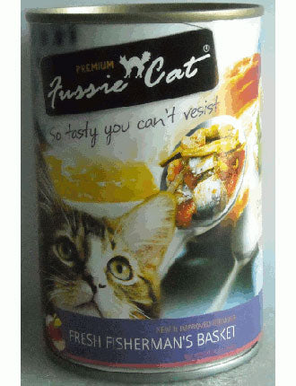 Fussie Cat Fresh Fisherman's Basket Canned Cat Food 400g - Kohepets