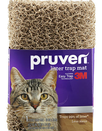 Pruven Litter Trap Mat With 3M Easy Trap Technology Small - Kohepets