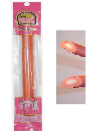 Bow Wow Strawberry Cheese Roll Long Stick Dog Treat - Kohepets