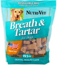Nutri-Vet Breath And Tartar Chicken Flavored Biscuits 19.5oz