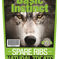 Basic Instinct Spare Ribs Natural Dog Treats 500g - Kohepets