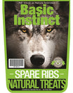 Basic Instinct Spare Ribs Natural Dog Treats 500g