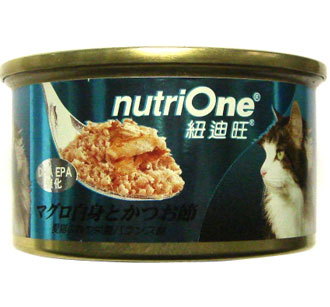 Nutri One Tuna With Katsuobushi Canned Cat Food 85g - Kohepets