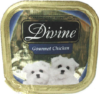 Divine Classic Gold Selection Gourmet Chicken Tray Dog Food 100g - Kohepets