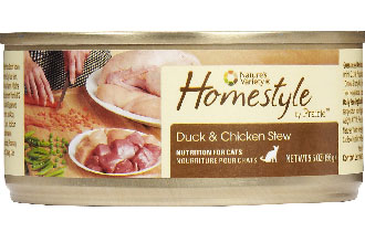 Nature's Variety Homestyle Duck And Chicken Stew Canned Cat Food 156g - Kohepets