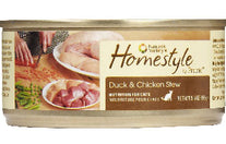 Nature's Variety Homestyle Duck And Chicken Stew Canned Cat Food 156g
