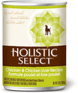 Holistic Select Chicken & Chicken Liver Canned Dog Food 368g