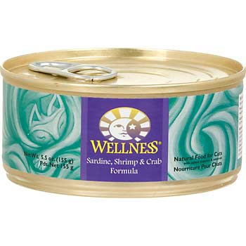 Wellness Salmon Shrimp & Crab Canned Cat Food 155g - Kohepets