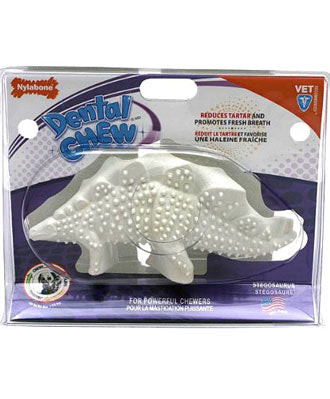 Nylabone DuraChew Dental Chew Dinosaur Stegosaurus Dog Toy - Kohepets