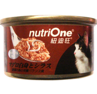 Nutri One Tuna With Shirasu Canned Cat Food 85g - Kohepets